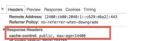 http response cache control