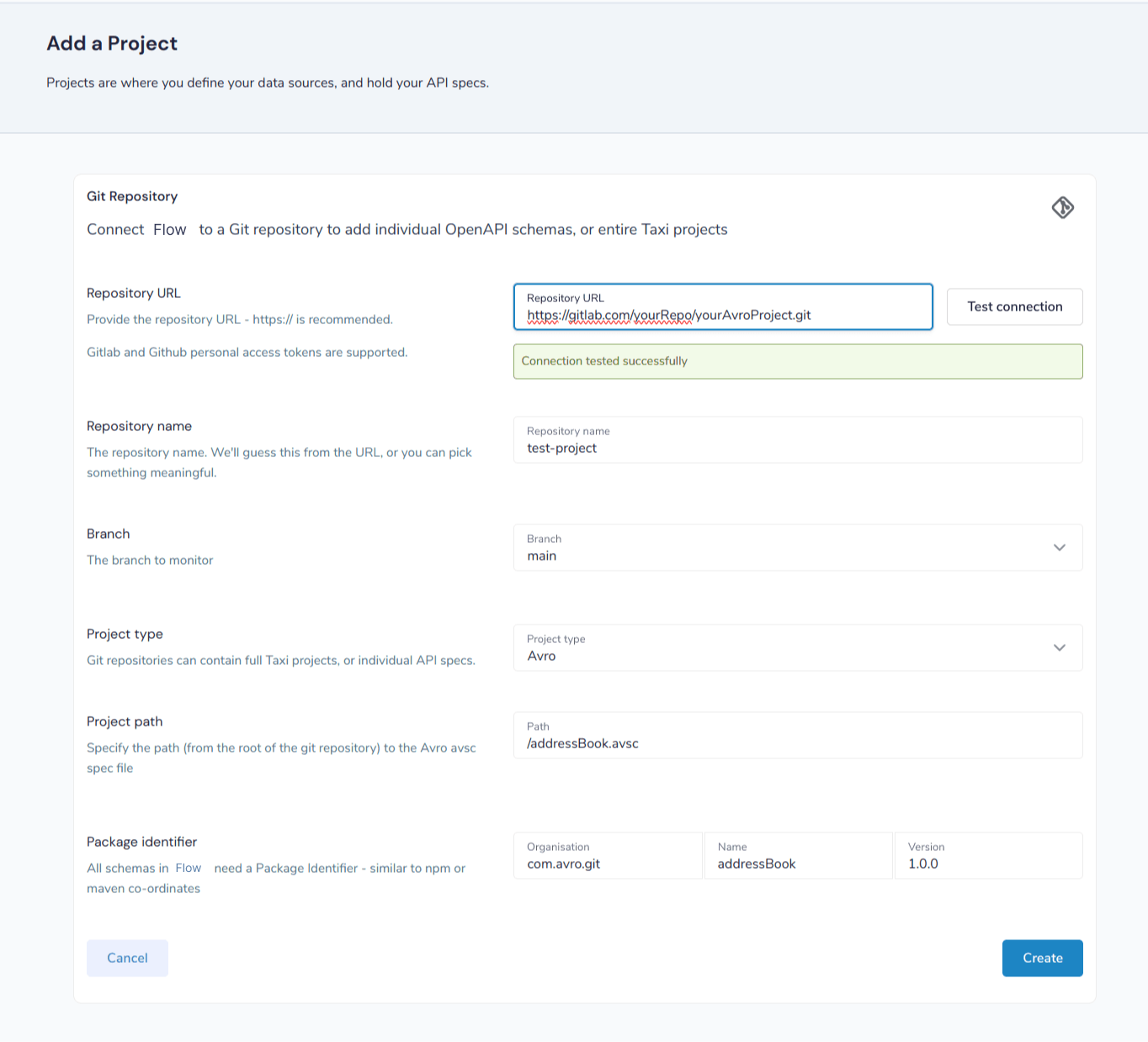 add git repo flow