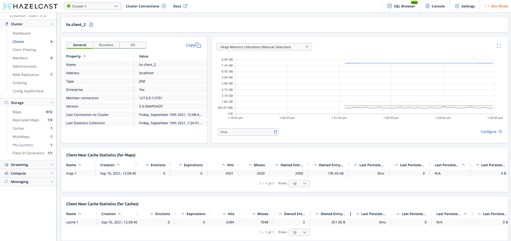 Monitoring Client Detailed