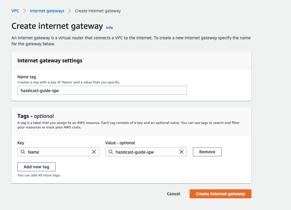 ss1.1.1 create igw